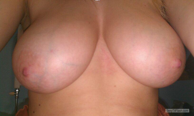 Extremely big Tits Of My Girlfriend Selfie by Loulou